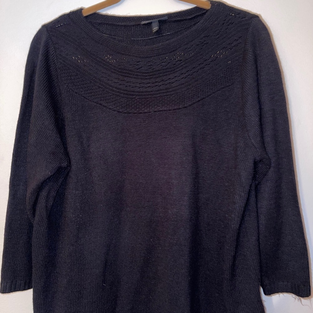 Lane Bryant black plus size sweater 22/24